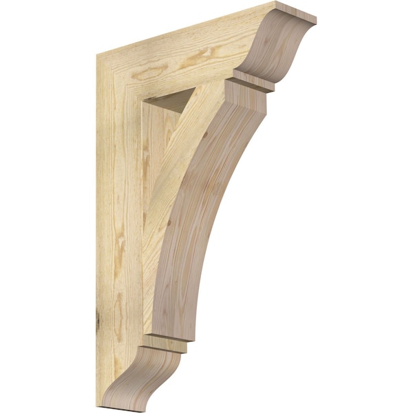 Ekena Millwork Thorton Traditional Rough Sawn Bracket, Douglas Fir, 6"W x 22"D x 34"H BKT06X22X34THR01RDF - main